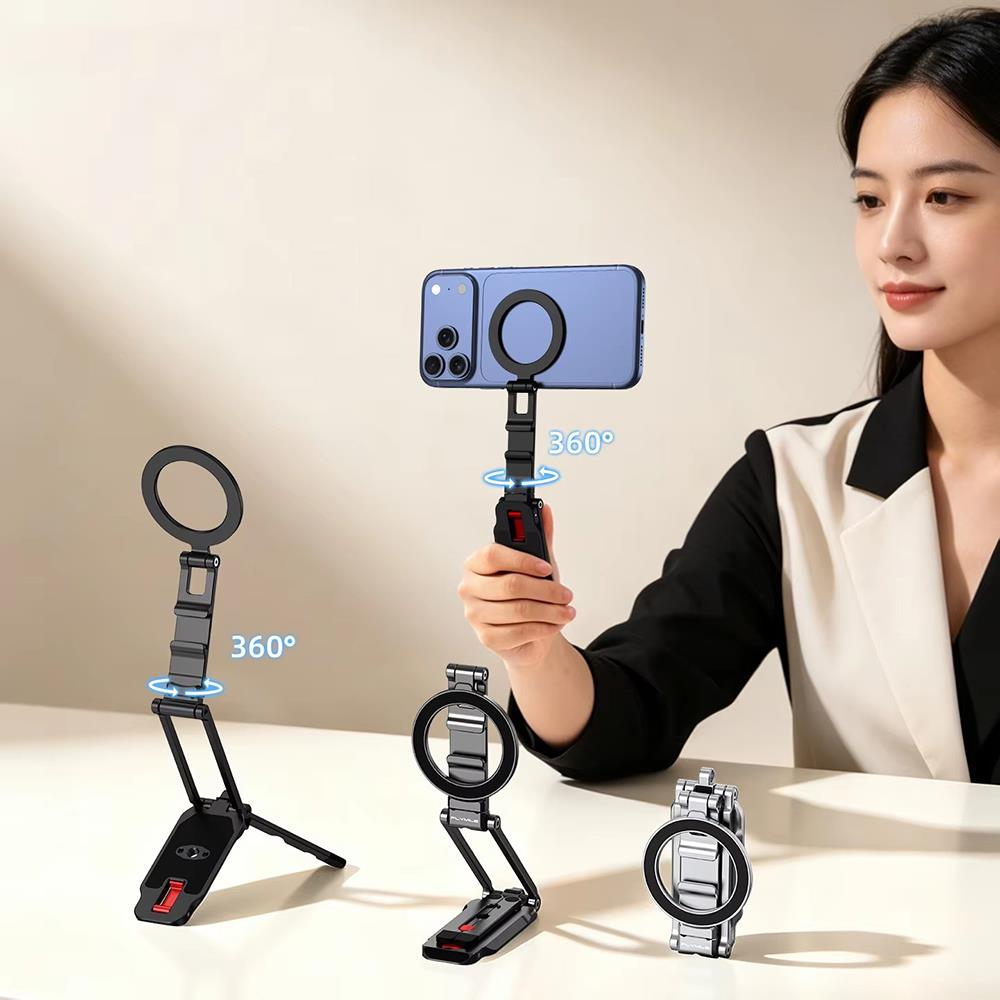 Desk Accessories - ขาตั้งโทรศัพท์แบบแม่เหล็กสำหรับ iPhone 18 Pro Max 17