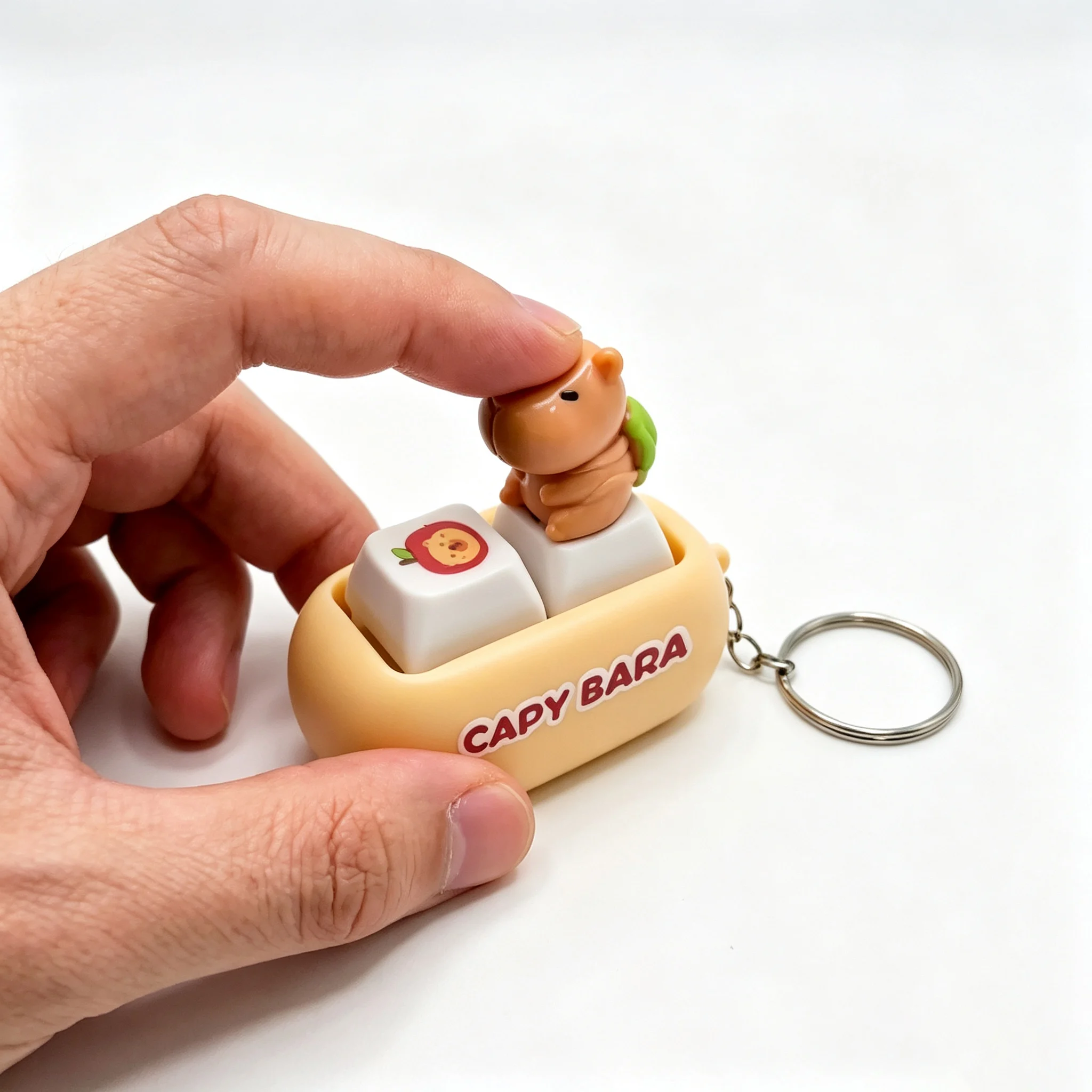 พวงกุญแจคาปิบารา 3 มิติ น่ารัก - Desk Accessories บทวิจารณ์และราคา