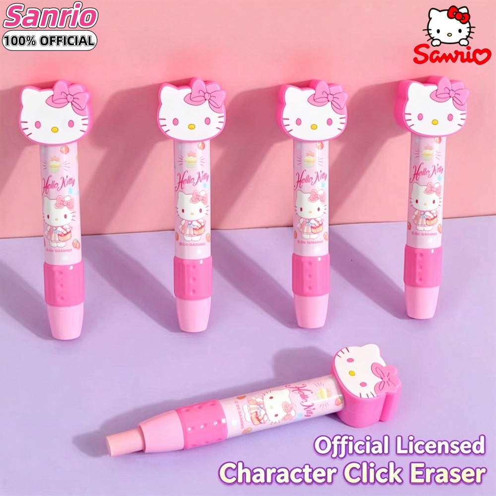ยางลบแบบกด 3 มิติ ลายเฮลโลคิตต - Retractable Eraser Pen Click บทวิจารณ์และราคา