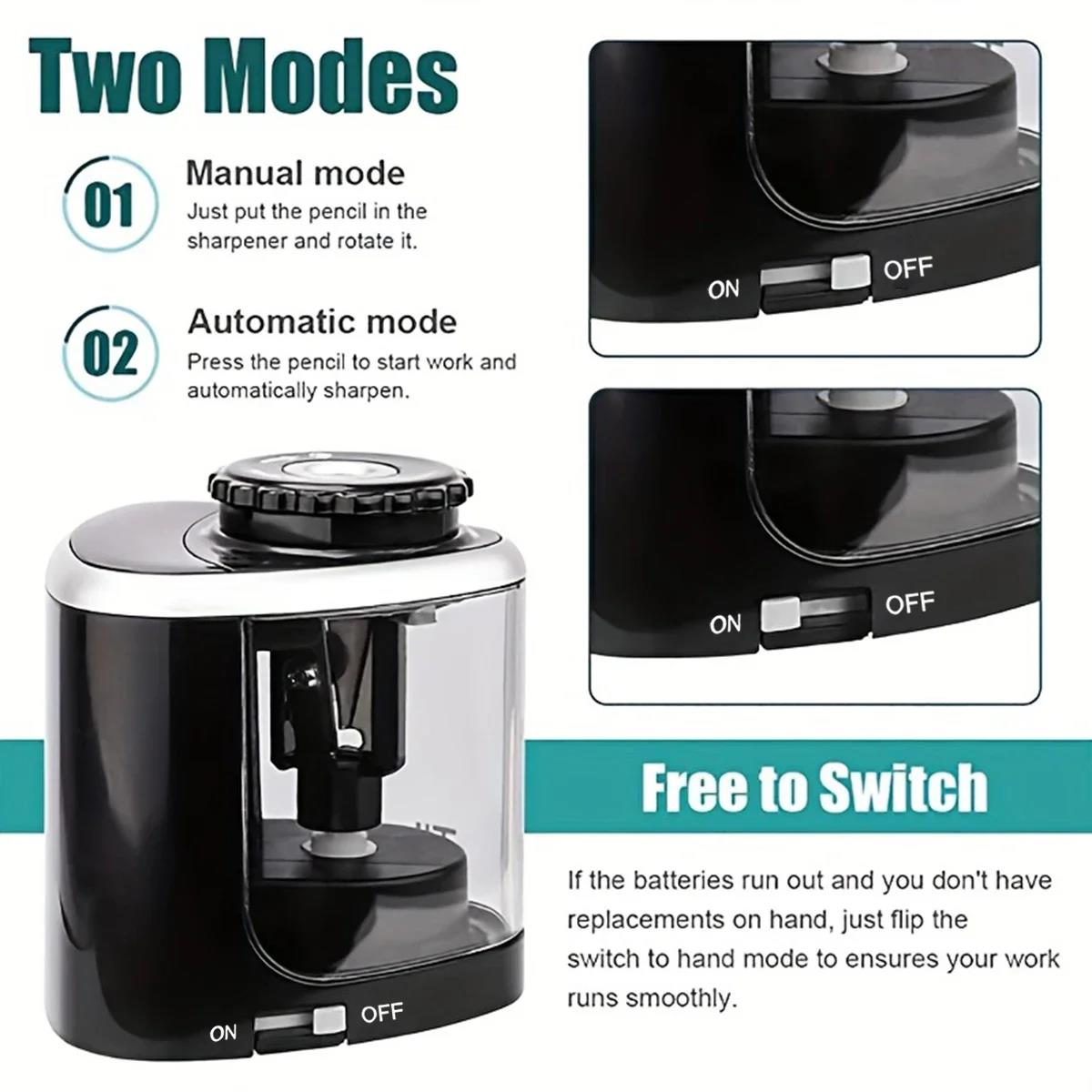 เครื่องเหลาดินสอไฟฟ้าแบบพกพา เ - Electric Pencil Sharpener Usb บทวิจารณ์และราคา