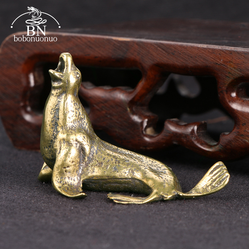 โลหะทองเหลือง Sea Lion ตุ๊กตาส - Desk Accessories บทวิจารณ์และราคา
