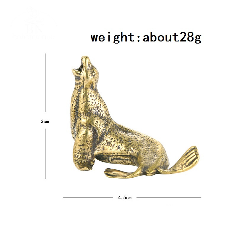 โลหะทองเหลือง Sea Lion ตุ๊กตาส - Desk Accessories บทวิจารณ์และราคา