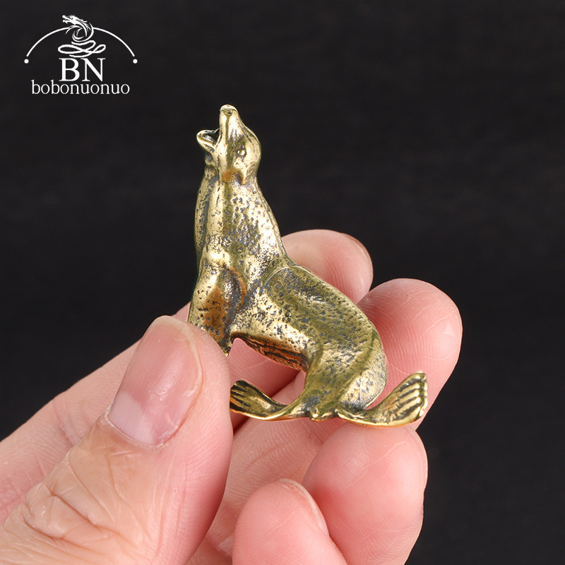 โลหะทองเหลือง Sea Lion ตุ๊กตาส - Desk Accessories บทวิจารณ์และราคา